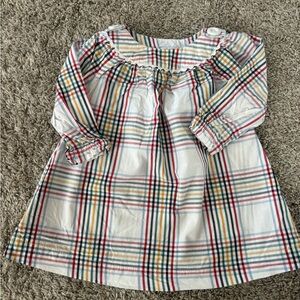 Hanna Andersson Plaid Dress 6-12 months